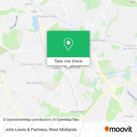 John Lewis & Partners map