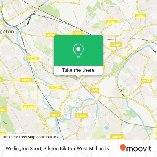 Wellington Short, Bilston Bilston map