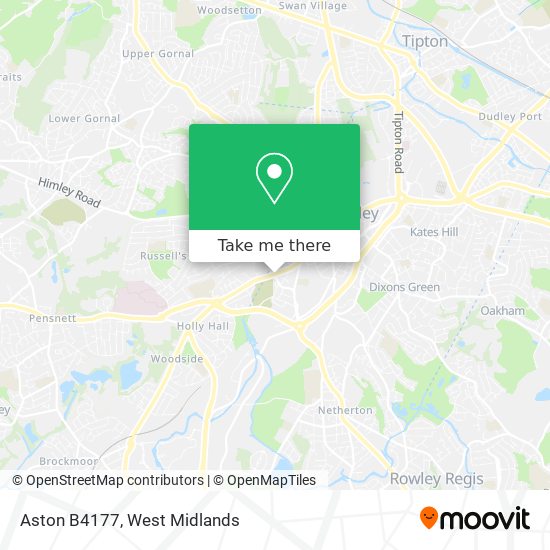 Aston B4177 map