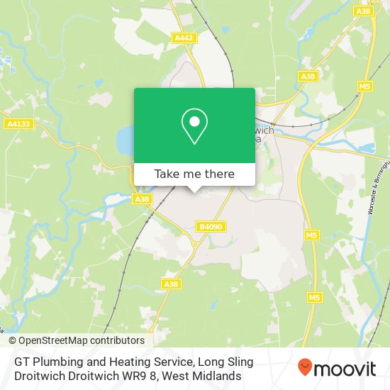 GT Plumbing and Heating Service, Long Sling Droitwich Droitwich WR9 8 map