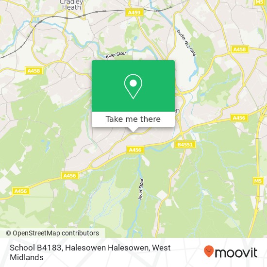 School B4183, Halesowen Halesowen map