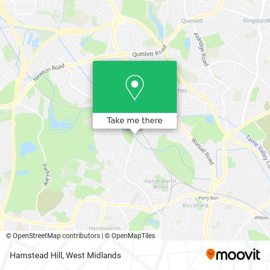 Hamstead Hill map