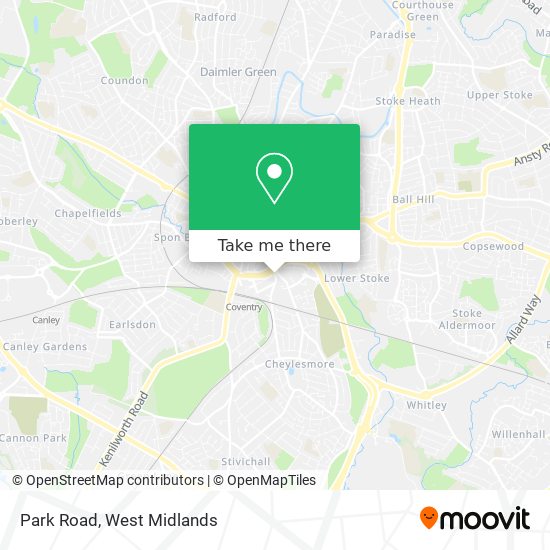 Park Road map