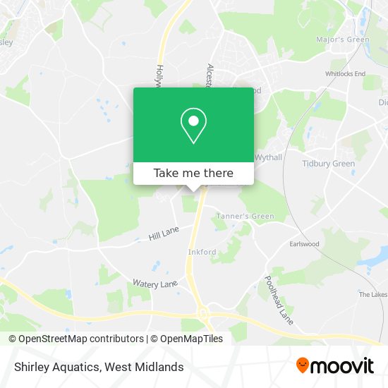 Shirley Aquatics map