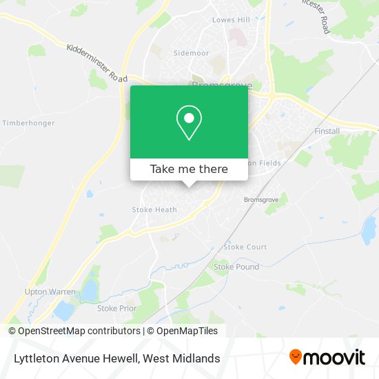 Lyttleton Avenue Hewell map