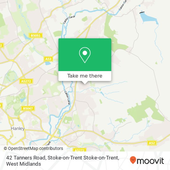 42 Tanners Road, Stoke-on-Trent Stoke-on-Trent map