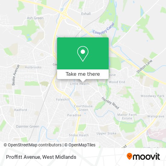 Proffitt Avenue map