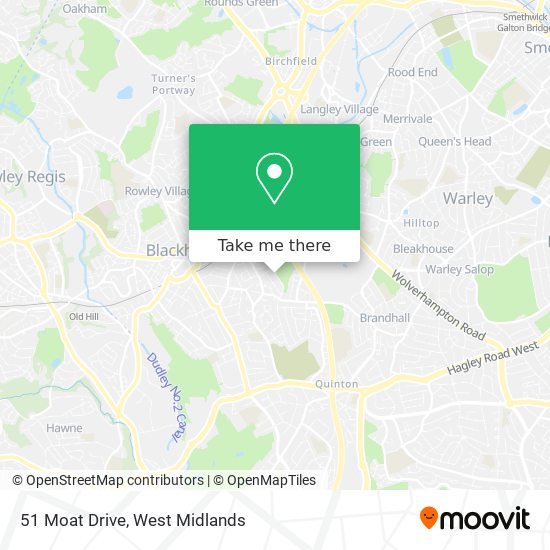 51 Moat Drive map