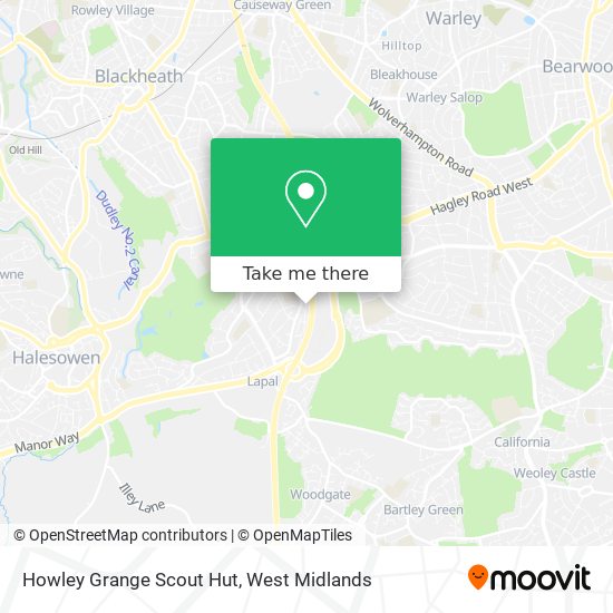Howley Grange Scout Hut map