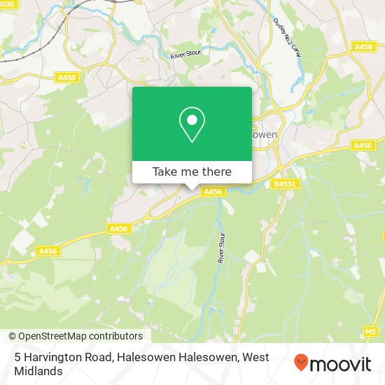5 Harvington Road, Halesowen Halesowen map