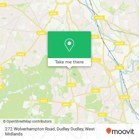 272 Wolverhampton Road, Dudley Dudley map