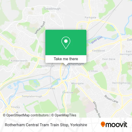 How to Get to Rotherham Central Tram Train Stop by Bus, Train or Light ...