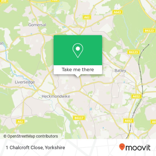 1 Chalcroft Close, Batley Batley map