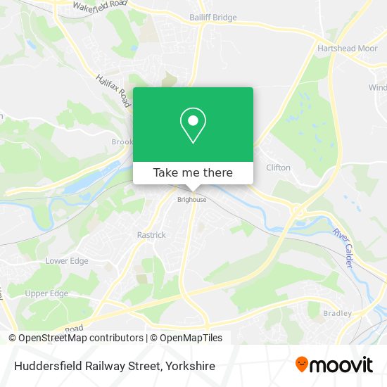 Huddersfield Railway Street map