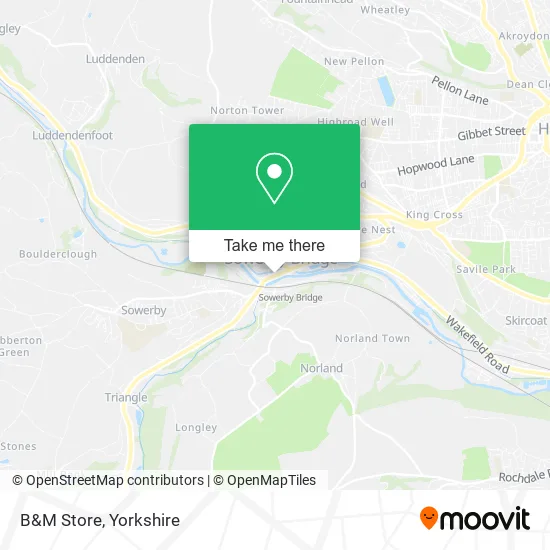 B&M Store map
