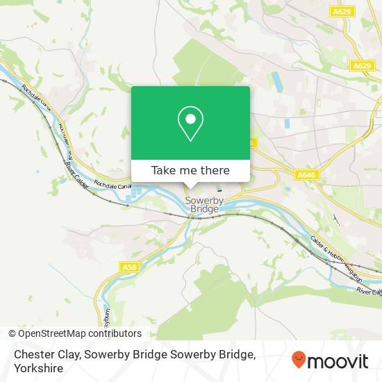 Chester Clay, Sowerby Bridge Sowerby Bridge map