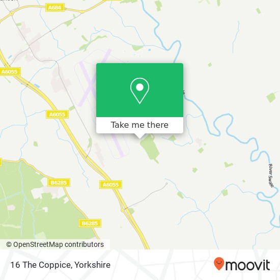 16 The Coppice, Gatenby Northallerton map