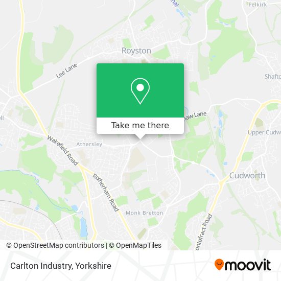 Carlton Industry map