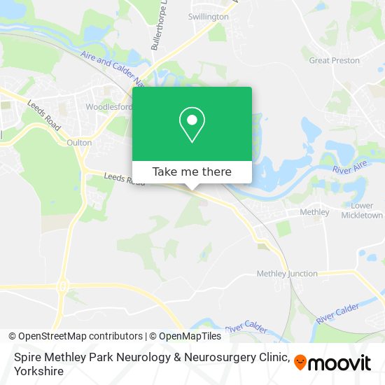 Spire Methley Park Neurology & Neurosurgery Clinic map