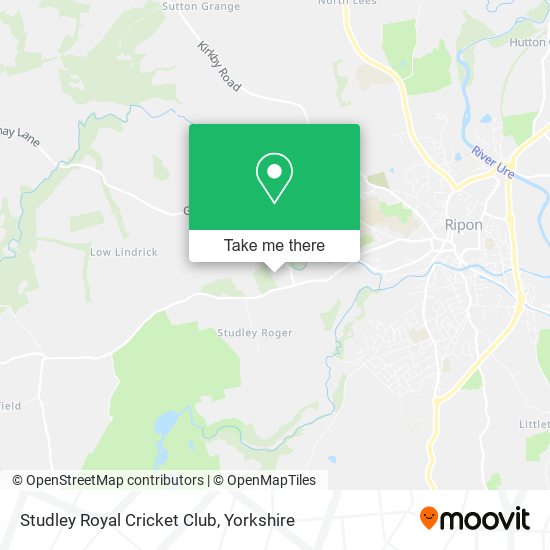 Studley Royal Cricket Club map