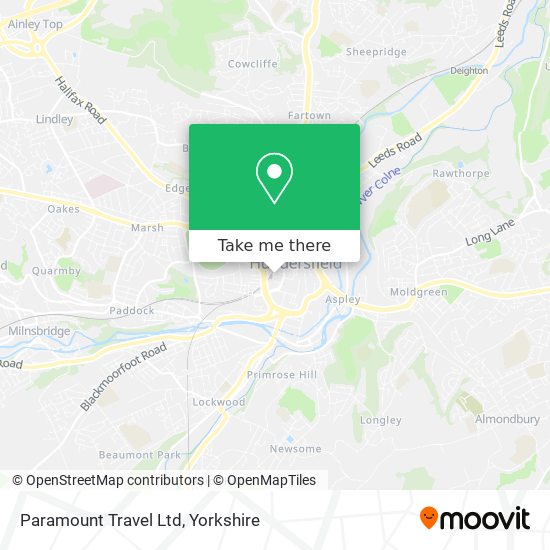 Paramount Travel Ltd map