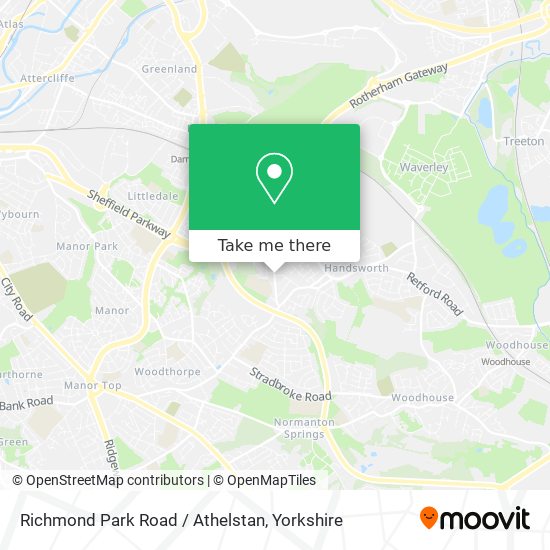 Richmond Park Road / Athelstan map