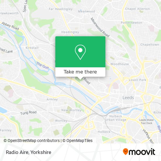 Radio Aire map