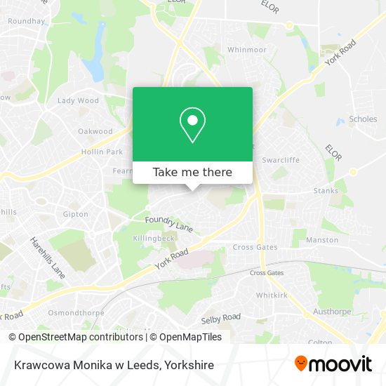 Krawcowa Monika w Leeds map