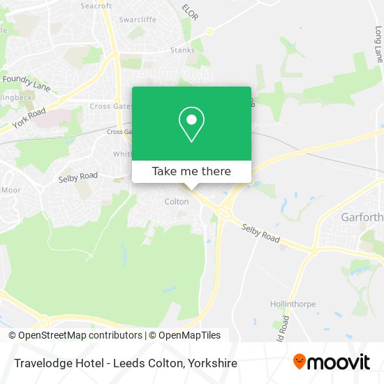 Travelodge Hotel - Leeds Colton map