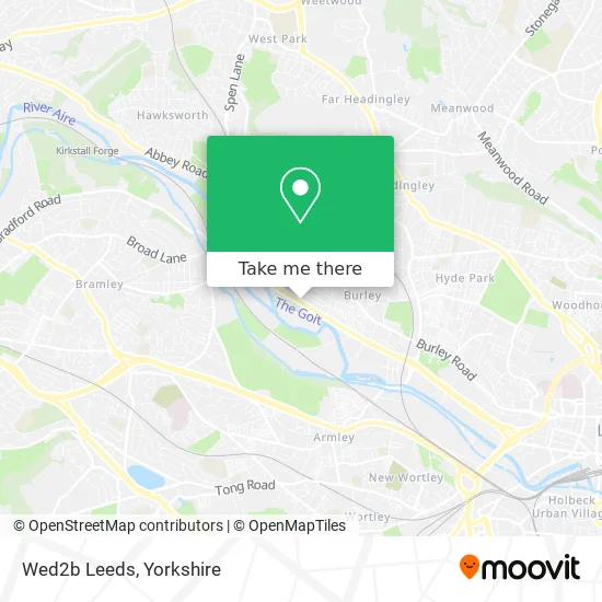 Wed2b Leeds map