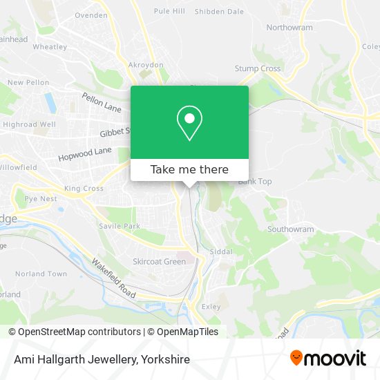 Ami Hallgarth Jewellery map