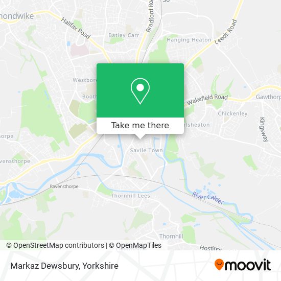 Markaz Dewsbury map