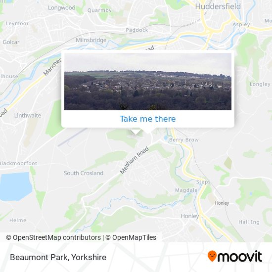 How to get to Beaumont Park in Huddersfield by Bus or Train