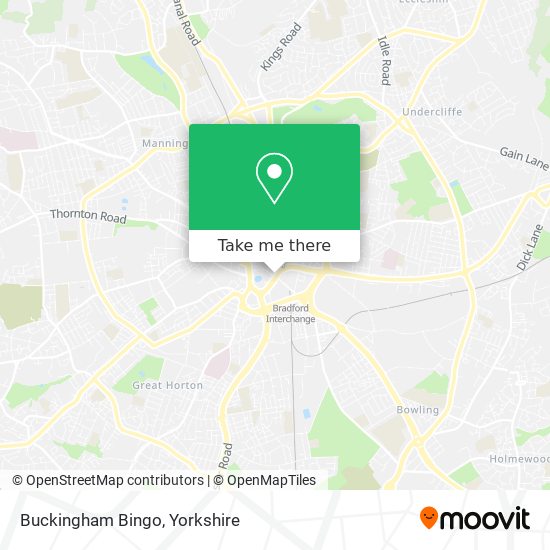 Buckingham Bingo map