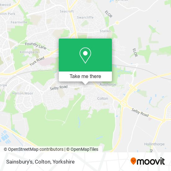 Sainsbury's, Colton map