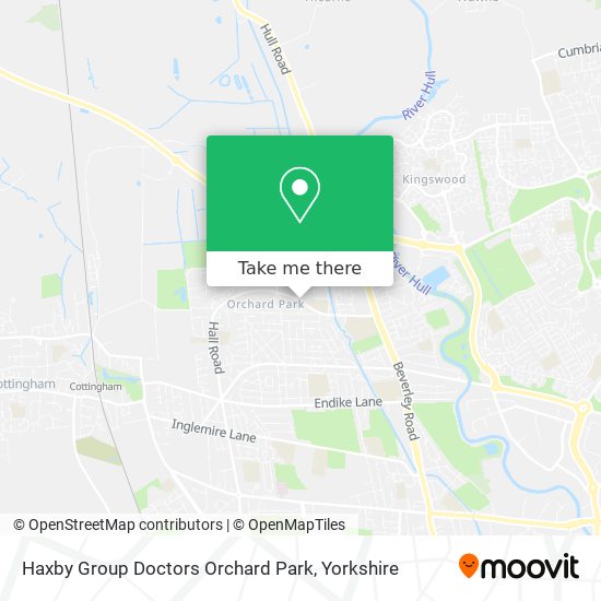 Haxby Group Doctors Orchard Park map