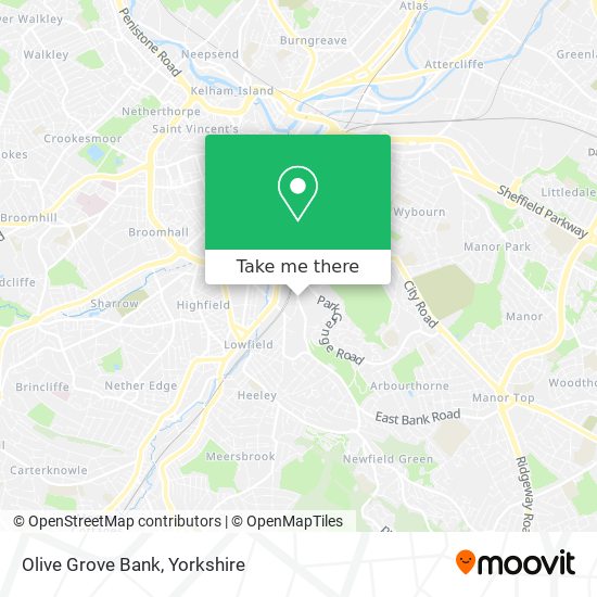 Olive Grove Bank map