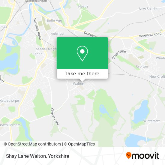 Shay Lane Walton map