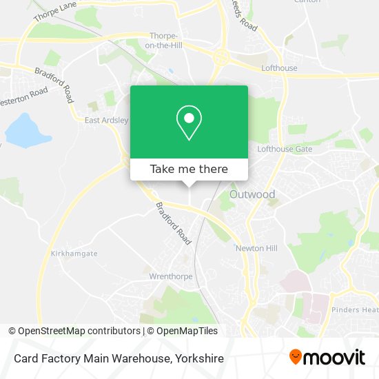 Card Factory Main Warehouse map