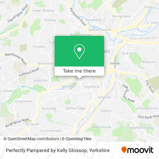 Perfectly Pampered by Kelly Glossop map