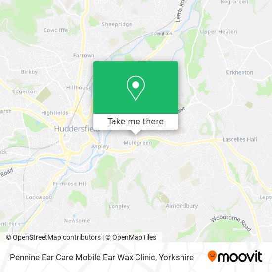 Pennine Ear Care Mobile Ear Wax Clinic map