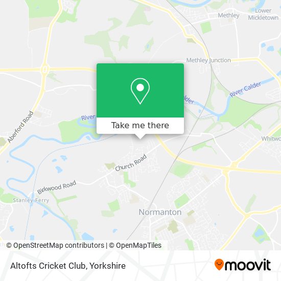 Altofts Cricket Club map