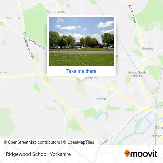 Ridgewood School map
