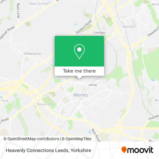 Heavenly Connections Leeds map