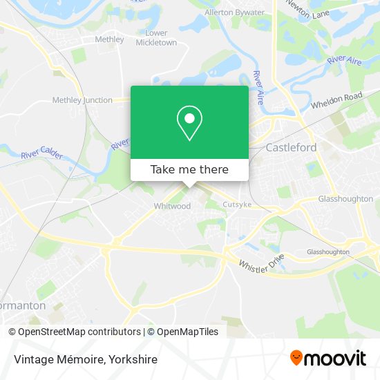 Vintage Mémoire map