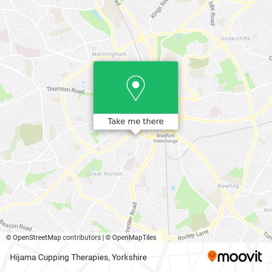 Hijama Cupping Therapies map