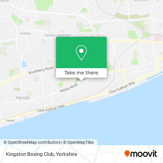 Kingston Boxing Club map