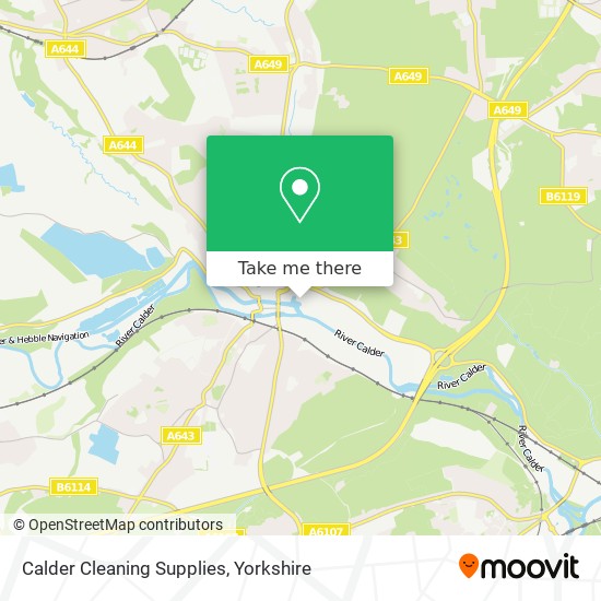 Calder Cleaning Supplies map