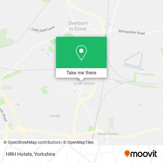 HRH Hotels map