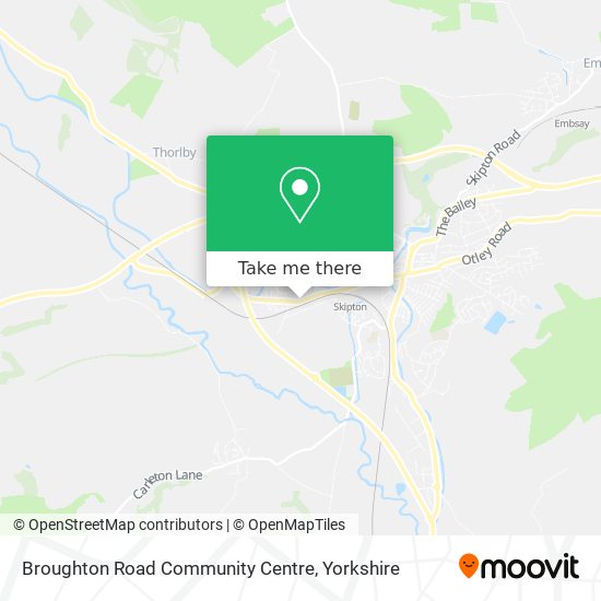 Broughton Road Community Centre map